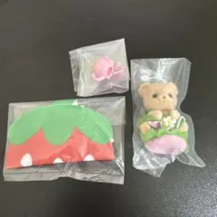 シルバニアファミリー 赤ちゃん家具コレクション いちご ビスケットクマの赤ちゃん