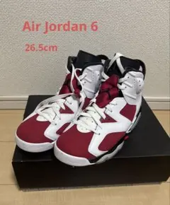 NIKE AIR JORDAN 6 RETRO Carmine 27.5cm - メルカリ