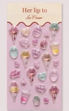 herlipto HLT Ice Cream Sticker シール ノベルティのサムネイル