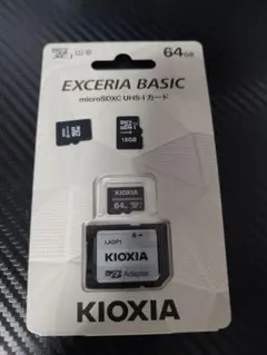 kioxia 64GB Microsdカード ほぼ新品保証付 16GB×2おまけ