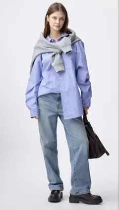 GU ハイライズストレートジーンズ　Sサイズ　65 BLUE 完売品