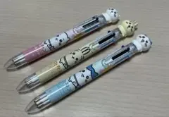 韓国限定　ちいかわ、ハチワレ、うさぎ6色ボールペン　3本セット☆