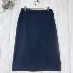 ☆ミミアンドロジャー (38) ダークグレー タイトスカート ひざ丈 スリットのサムネイル