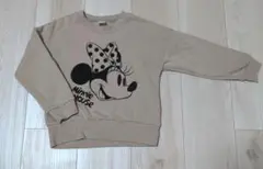 トレーナー　裏起毛　110センチ ミニーマウス　ディズニー　キッズ　女の子