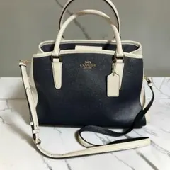 COACH 2way ショルダーバッグ バイカラー
