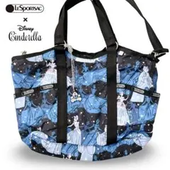 レスポートサック×ディズニー シンデレラ 2wayトートバッグ チャーム付き