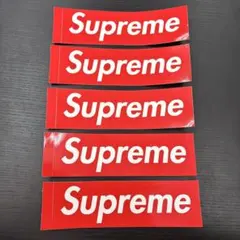 Supreme ロゴステッカー 5枚セット