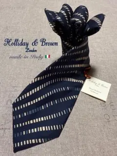 美品⭐︎ホリデー&ブラウン　ヴィンテージデザインネクタイ 美品⭐︎ホリデー&ブラウン ヴィンテージデザインネクタイ