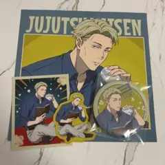 呪術廻戦 セガラッキーくじ FunFunFun七海建人 缶バッジ＆ステッカー