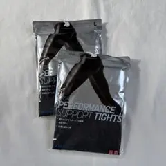 新品未使用　ユニクロ　UVカットパフォーマンスサポートタイツ　エアリズム