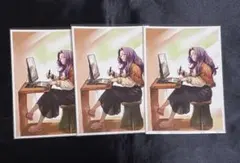 ヒロアカ 原画展 福岡 snapshot レディ・ナガン 3枚セット