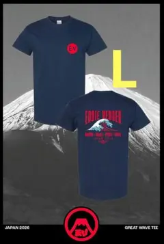 （未開封）Eddie Vedder Great Wave Tee ネイビーL 未開封）Eddie Vedder Great Wave Tee ネイビーL - メルカリ