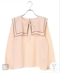 earth music&ecology スクエア衿つきプルオーバー