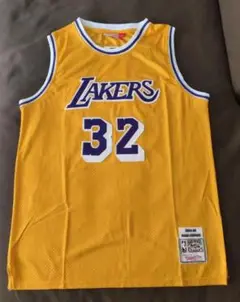 【即日発送】LAKERS 32 JOHNSON メッシュジャージ L