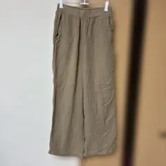 CLASSICAL ELFクラシカルエルフ　コットンワイドパンツ L ベージュ