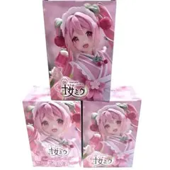 【未開封品・匿名発送】桜ミク フィギュア 3点セット♫