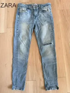 ZARA｜ダメージ　スキニーデニム　EUR40 Mサイズ