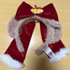 ディズニーランド　カチューシャ　クリスマス　シェリーメイ　香港　ディズニー