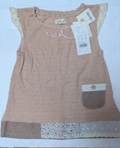 Biquette ベビー服 ワンピース 90cm ボーダー レースのサムネイル