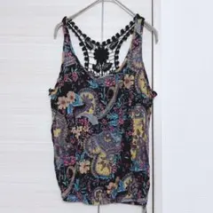 花柄 キャミソール