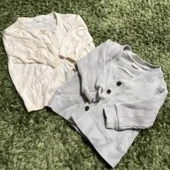 プティマイン カーディガン　無印カーディガン