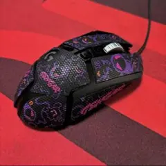 Logicool G502/HERO マウスグリップテープ カーボン黒 滑り止め