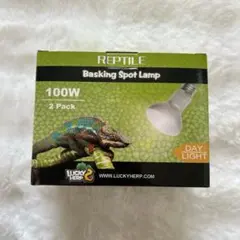 럭키 헤프 렙타일 배스킹 스팟 램프 100W, 2개 팩