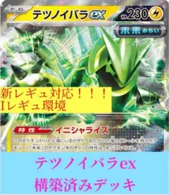 ポケカ　構築済みデッキ　最新　テツノイバラex