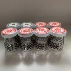 ガラス容器　蓋付き　8個セット