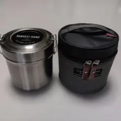 HARVEST HOME 保温弁当箱 ステンレス製 専用バッグ付き　600Lのサムネイル