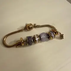 Folli Follie ゴールドカラー チャームブレスレット