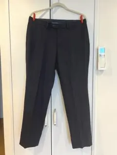 美品ノーブランドスーツパンツネイビー色