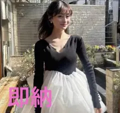 ま*る様 新品未使用　Bibiy. DELPHINE TULLE DRESS ワ DELPHINE TULLE DRESS/158cm/着用サイズF｜Bibiy.