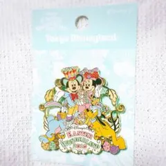 ディズニーピンバッジ ミッキー ミニー ドナルド プルート　イースター2010年