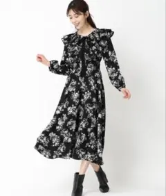 春ワンピ♡MISCH MASCH 7分袖ワンピース