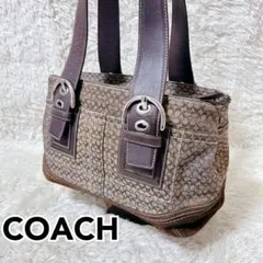 COACH Signature Soho Brown Handbag