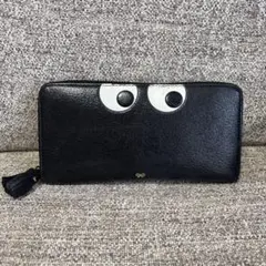 極美品】アニヤハインドマーチ/アイズ/長財布/ラウンドファスナー/Eyes