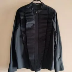 本日のみ出品【Theoryリュクス】ブラックプリーツ長袖シャツ