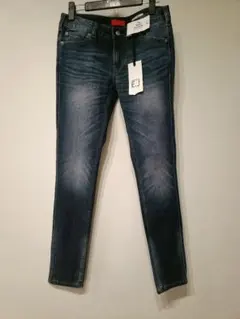 未使用品 BOBSON E.J スキニーデニム Lのサムネイル