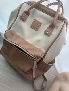 anello ベージュのリュック