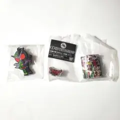 ダブル ラバマス 変身ベルトピンズコレクション