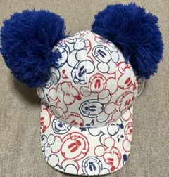 ディズニー ポンポン ボンボン キャップ ミッキーマウス