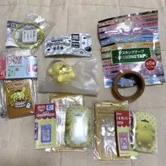 ポムポムプリン カプセルトイセット5点+マスキングテープ