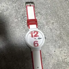 LACOSTE LC-0127 ホワイト/レッド 腕時計