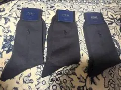 ☆POLO RALPH LAUREN ビジネスソックス 3足25-26cm☆のサムネイル