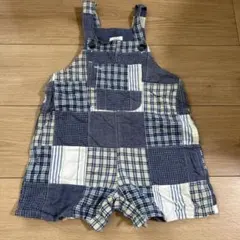 baby GAP パッチワークオーバーオール 12-18ヶ月