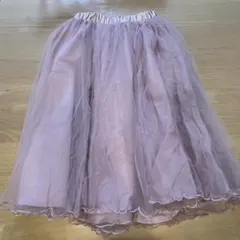 branshes Lサイズ　130-140cm くすみピンク　チュールスカート