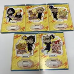 ハイキュー！！ キャラグルメ アクリルスタンド 烏野まとめ売り 月島蛍