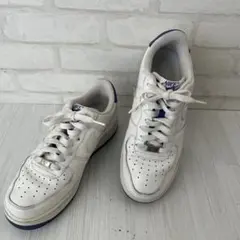 【希少/2008年製】ナイキ エアフォース1 ロー ホワイト パープル 25.5