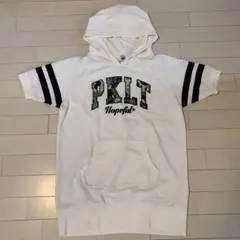 ピンクラテ　半袖パーカー（Ｓサイズ）